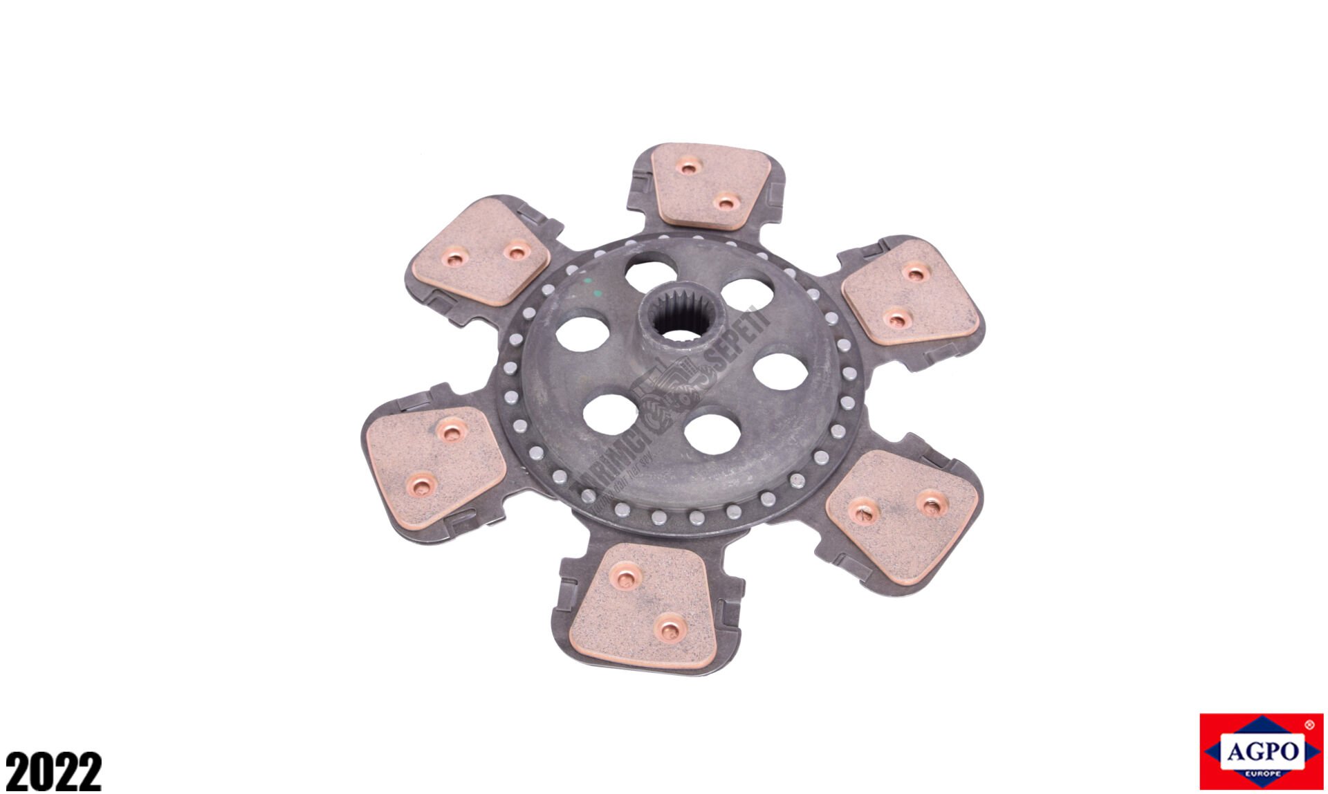 DEBRİYAJ DİSKİ 12'' 6.PED İNCE FREZE YAYSIZ