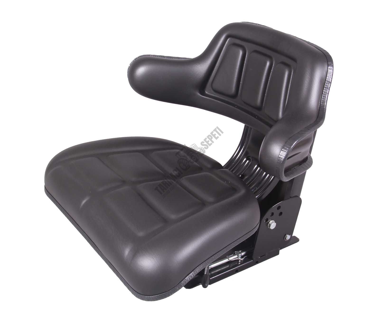 KOLTUK AÇILI KOLÇAKLI İLERİ-GERİ 5AÇI AYARLI SİYAH