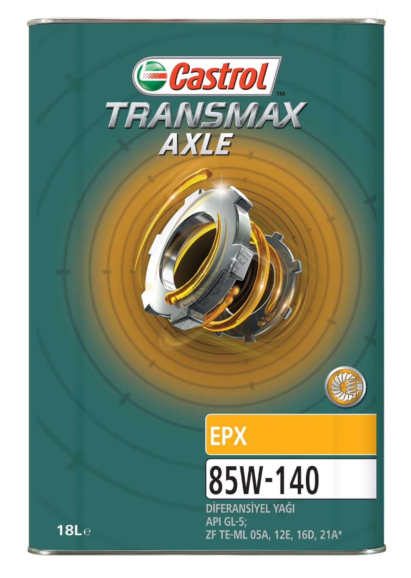 TRANSMİSYON YAĞI TRANSMAX AXLE EPX 85W-140, 16L TU