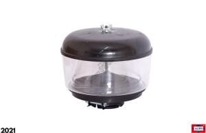 HAVA FİLTRE CAMLI BACA BORUSUZ SAC (SİYAH) 63,5MM