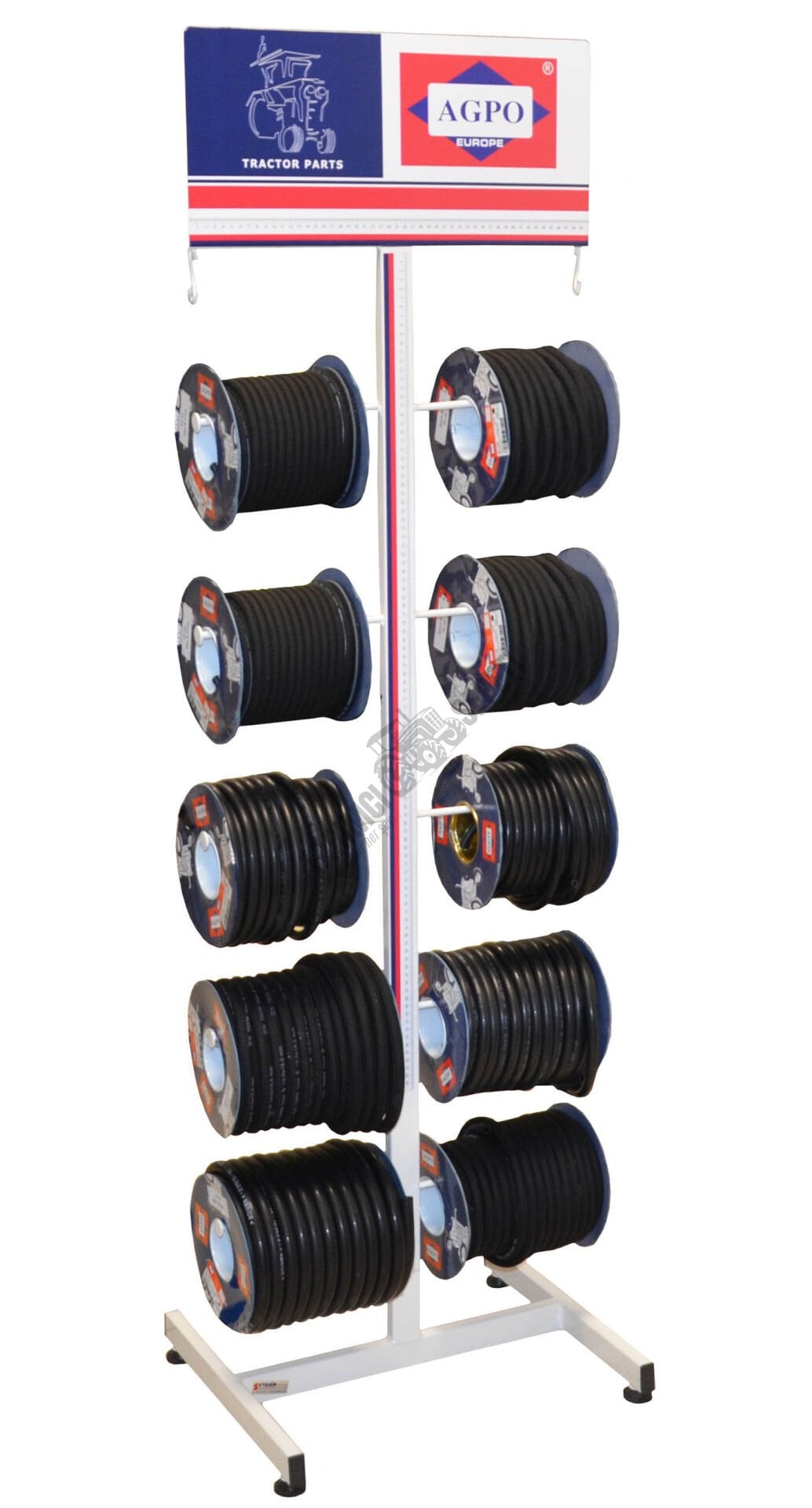 10 RULO HORTUM SETİ VE STAND BİRLİKTE