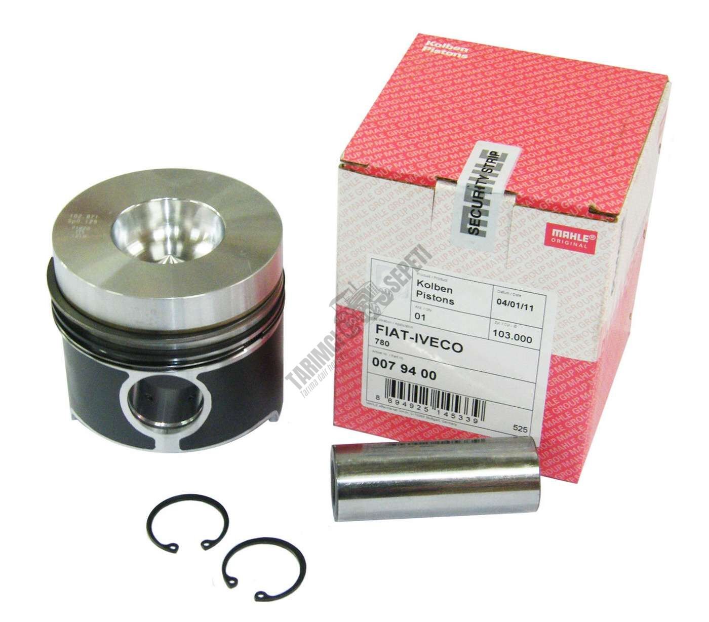 PİSTON SEGMANLI STD 103 MM (007 94 00)34 PİM