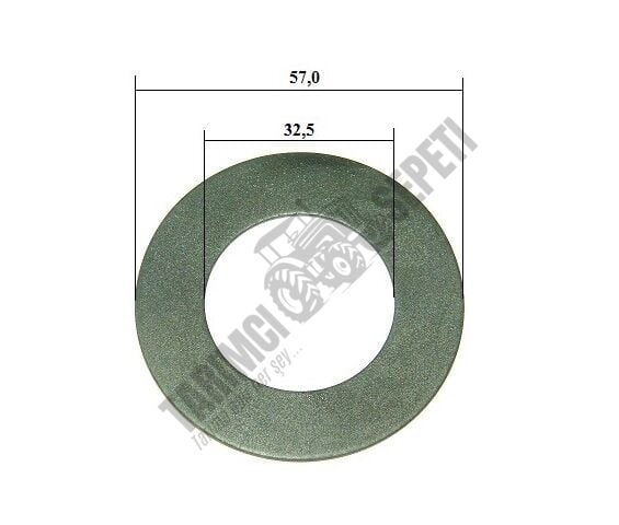 ARKA AKS KOZA DİŞLİ PULU BÜYÜK 57 MM