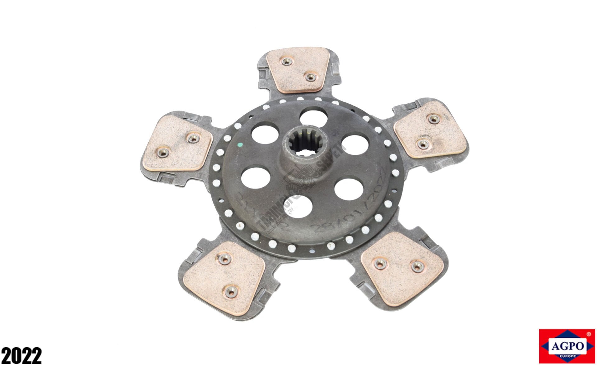 DEBRİYAJ DİSKİ 12'' 5.PAD 10 DİŞ YAYSIZ