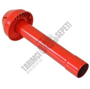 HAVA FİLTRE SAC BACA UZUN KIRMIZ (30,5CM)