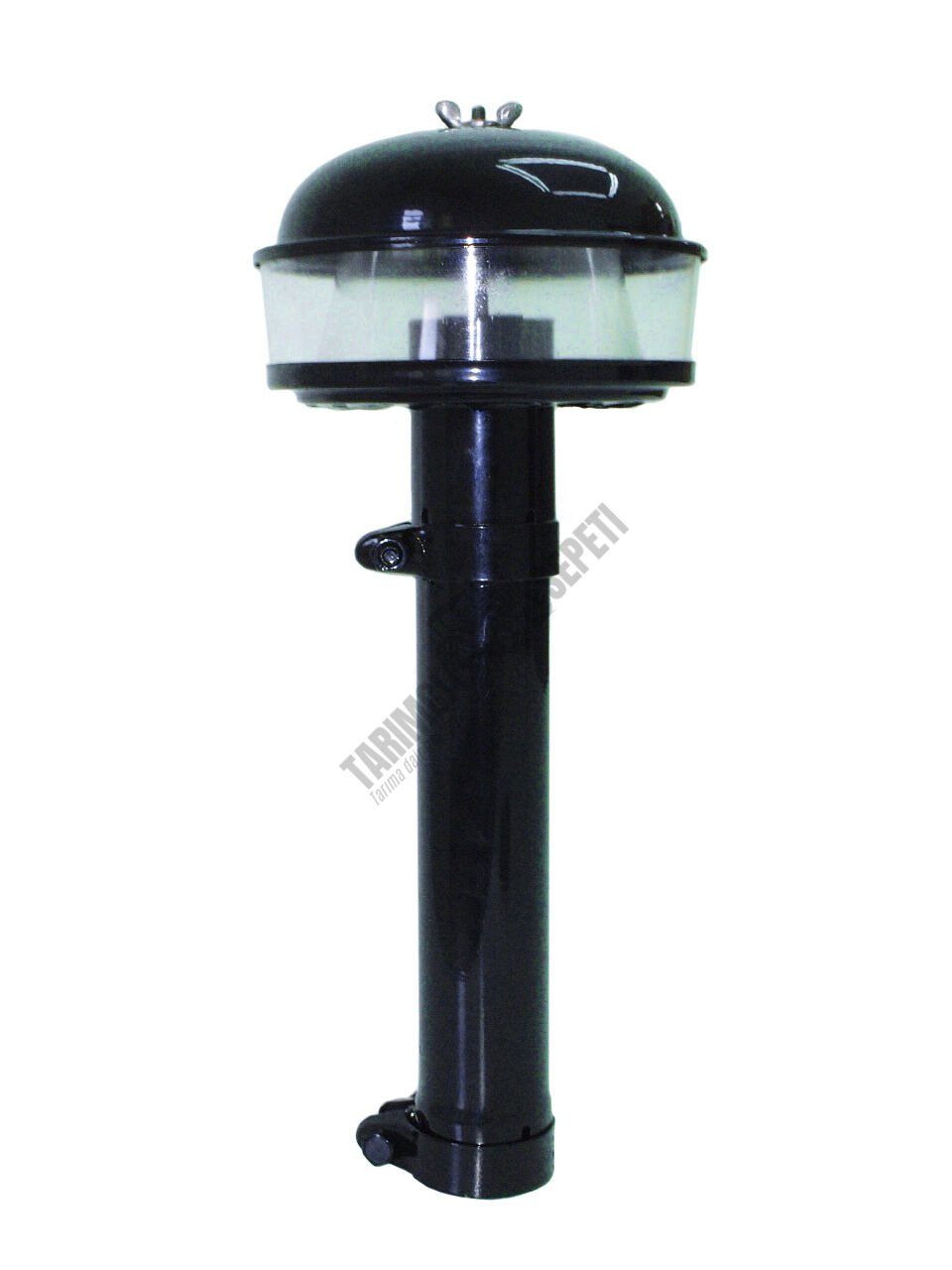 HAVA FİLTRE CAMLI BACA BORULU (SİYAH)