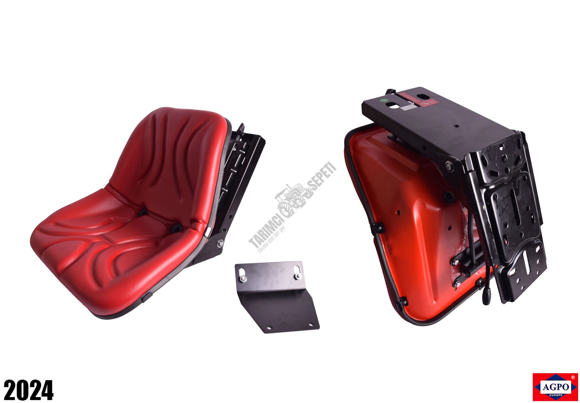 KOLTUK KOMPLE ÇANAK TİP KIRMIZI SAÇ KIRMIZI PVC