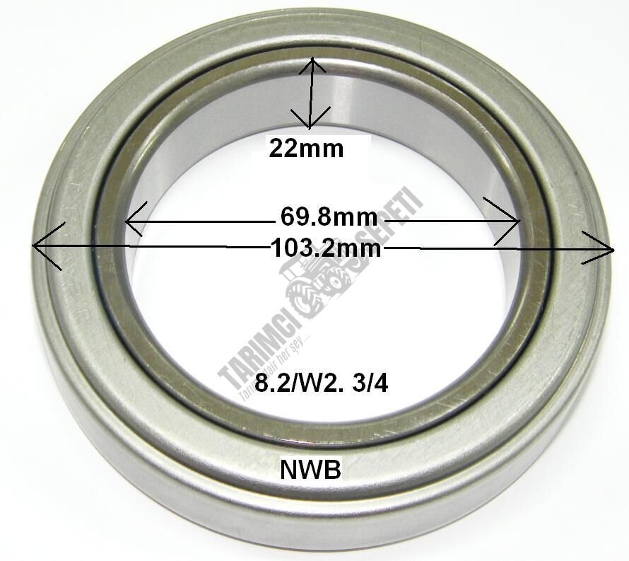 DEBRİYAJ RULMANI ÇELİK GÖBEK
