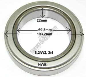 DEBRİYAJ RULMANI ÇELİK GÖBEK