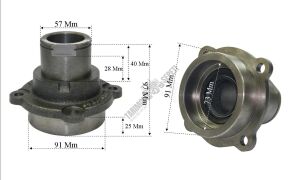 ÇANAK DİŞLİSİ GÖBEĞİ KISA 28MM