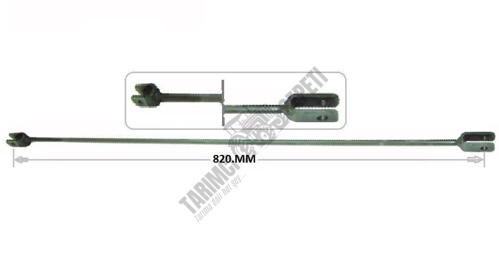 FREN ÇUBUĞU UZUN SABİT 820.MM EM (EŞİT ÇATALLI)