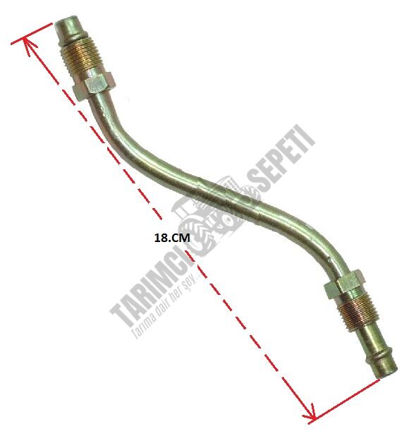 MAZOT İKİ FİLTRE ARA KISA BORU (BOY-18.CM)