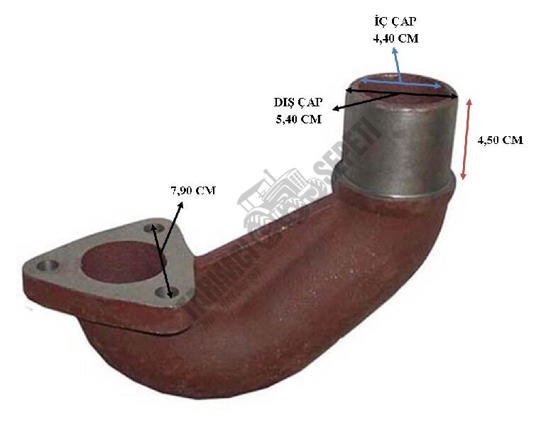 EGZOZ ÇEVİRME DİRSEĞİ UZUN TİP B-1810