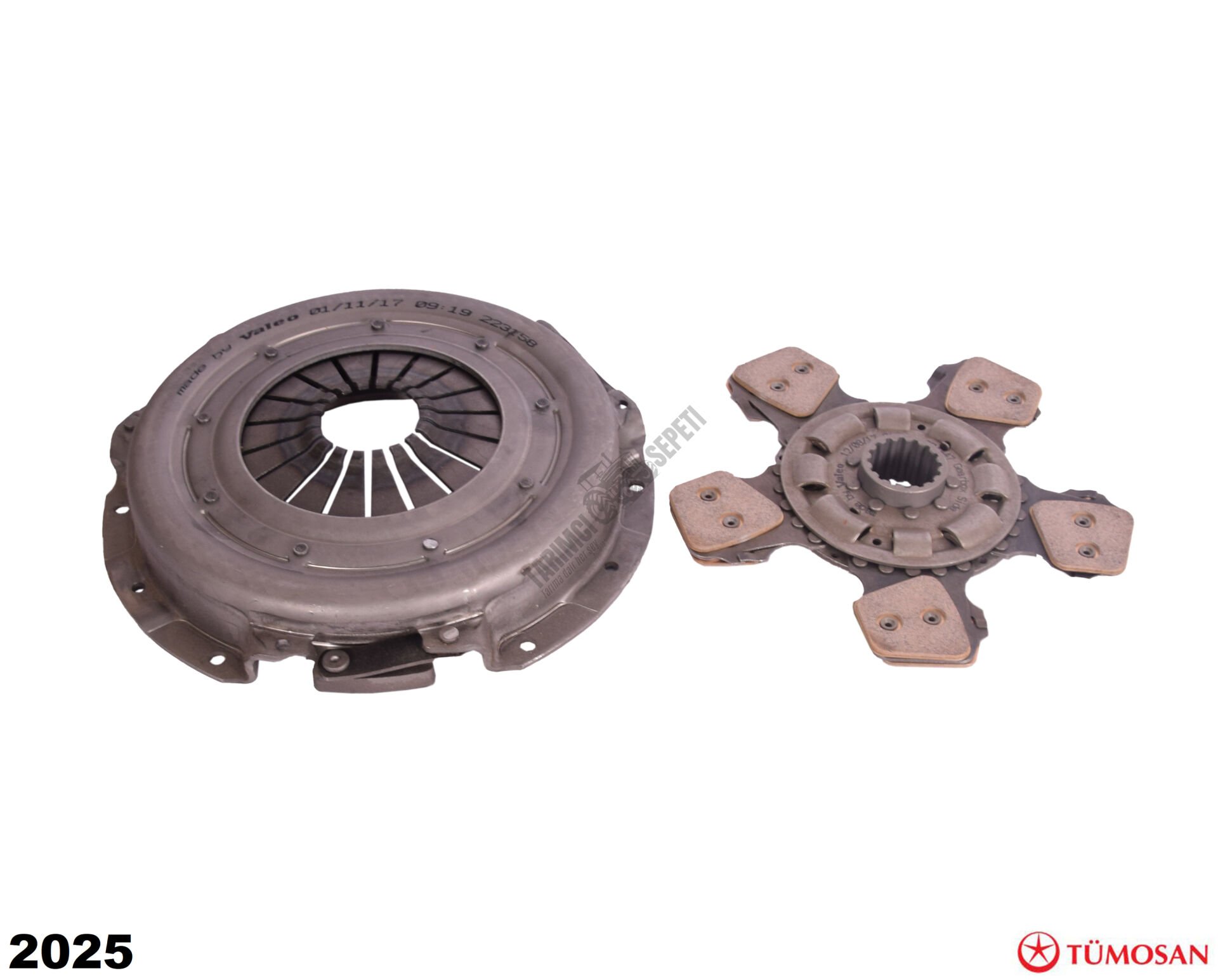 DEBRİYAJ BASKI KOMPLE 11 İNÇ 5 PAD 16 DİŞ ŞEMSİYE BASKI