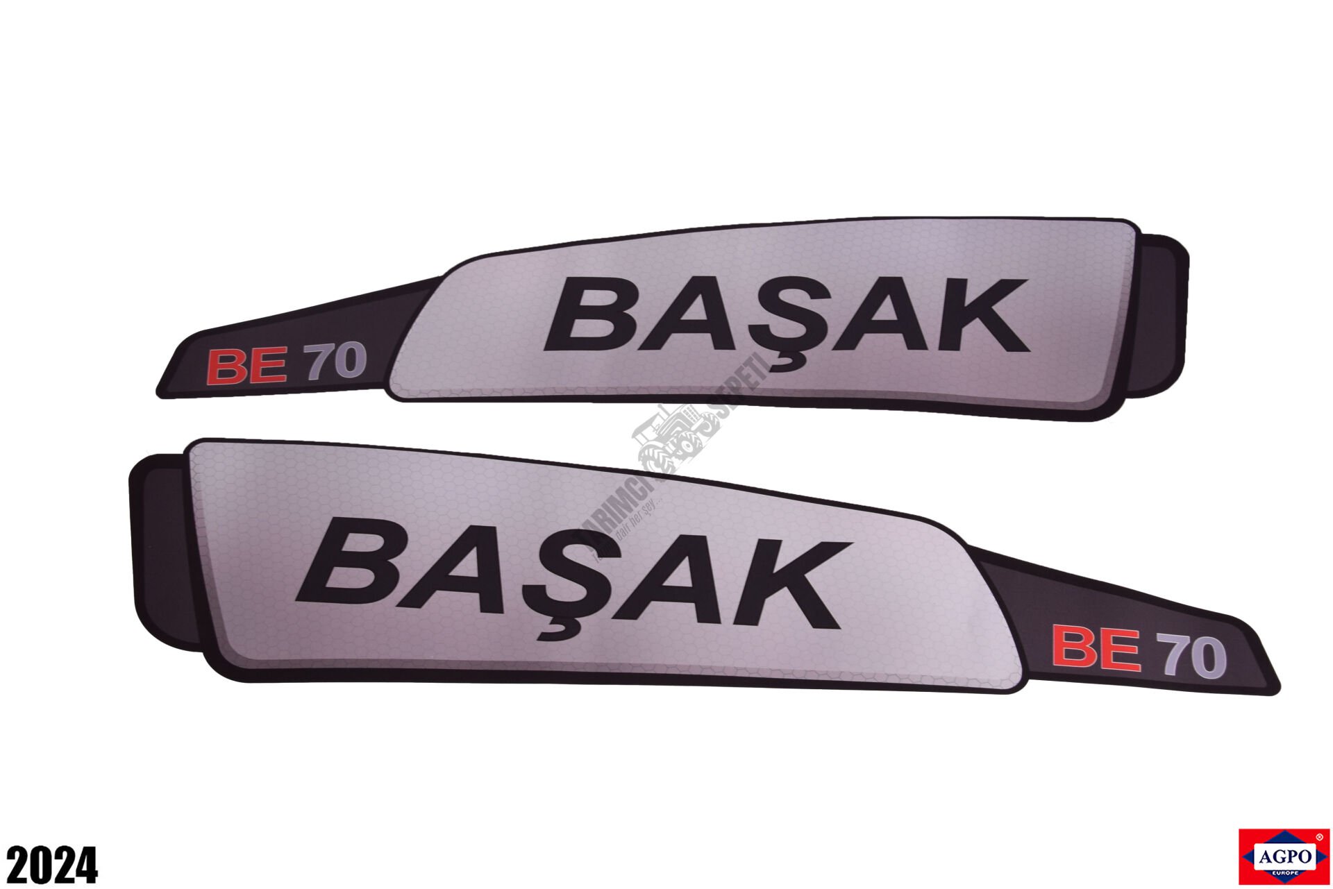 KAPORTA ETİKETİ YAZI SAĞ-SOL TAKIM