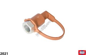 DAMPER ADAPTÖRÜ ERKEK KAHVE 1/2