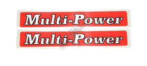 MULTİ- POWER YAN ŞERİT YAZI TK (KIRMIZI)