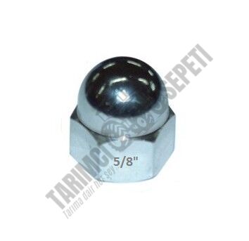 DİR.MİL ÜST TEPE SOMUNU NİKELAJLI (5 / 8 ~ 18 DİŞ