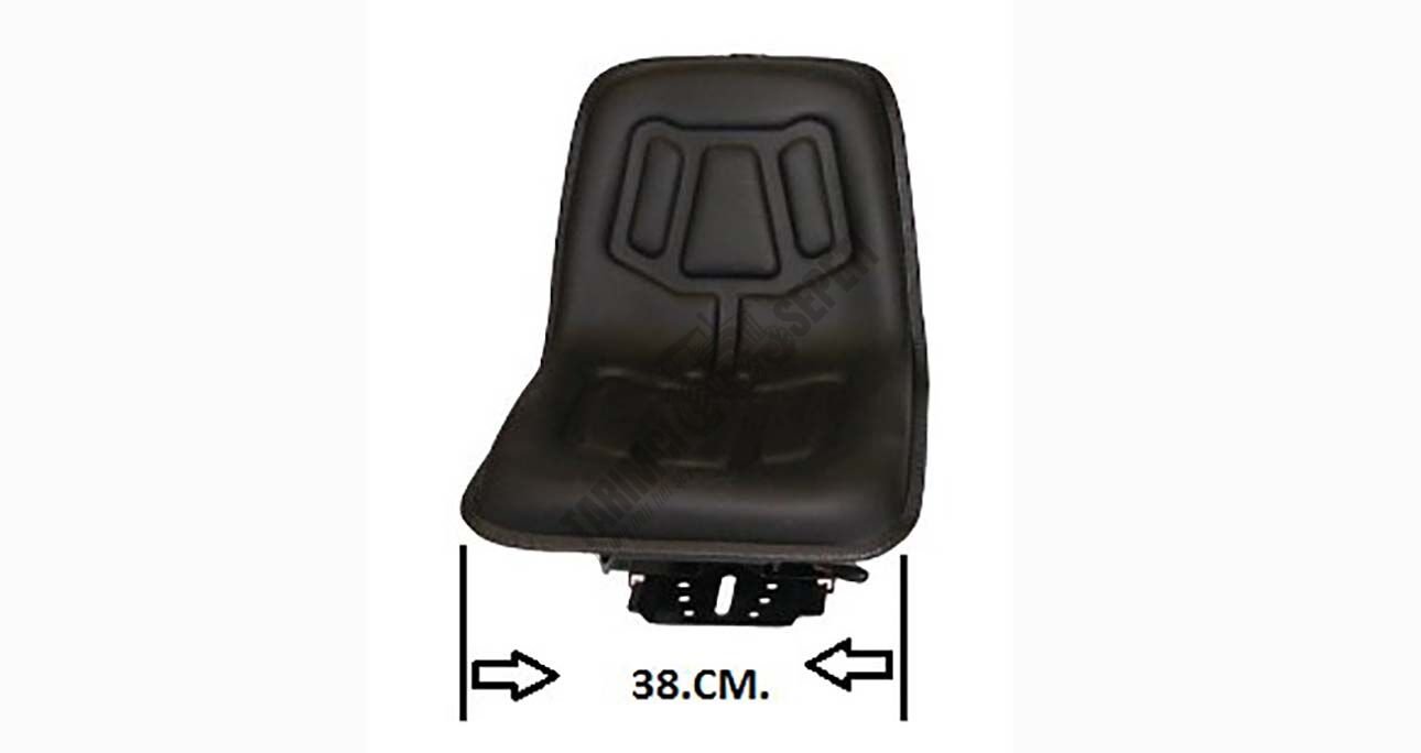 KOLTUK L-TİP AYARLI SİYAH DAR (38CM)