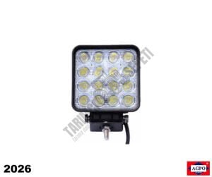 ÇALIŞMA LAMBASI 16 LEDLİ KARE 48(POWER LED)EMR92