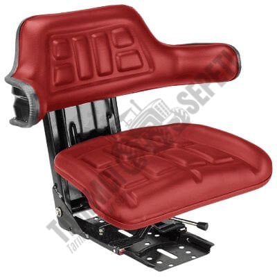 KOLTUK KOLÇAKLI İLERİ GERİ AYARLI KIRMIZI