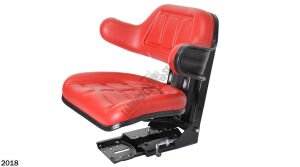 KOLTUK KOLÇAKLI İLERİ-GERİ AYARLI KIRMIZI