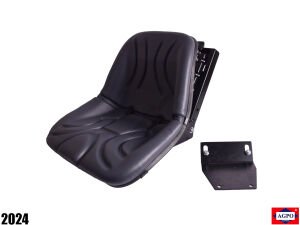 KOLTUK KOMPLE ÇANAK TİP SİYAH SAÇ GRİ PVC