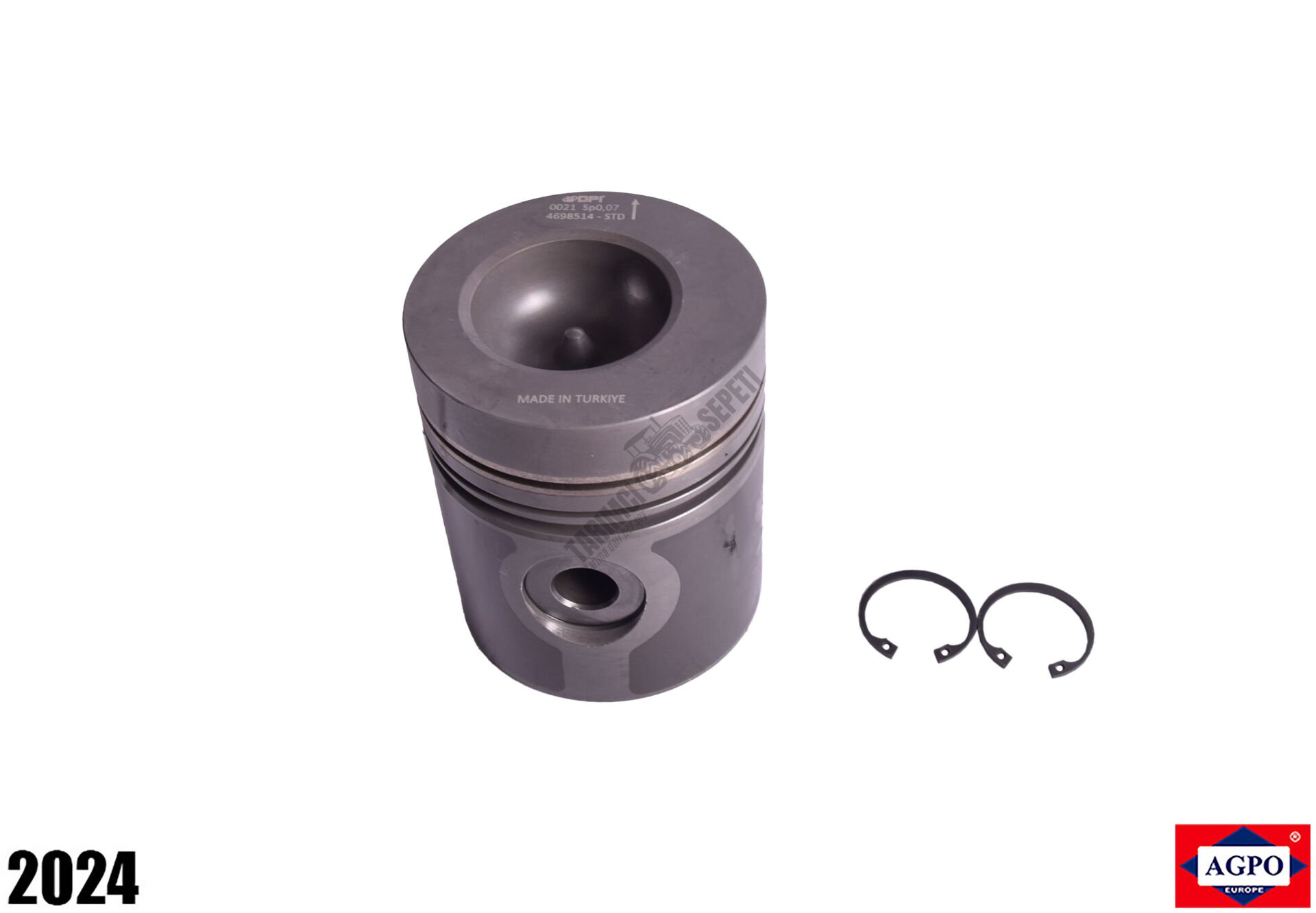 PİSTON PİM 98.48 MM ALFİNLİ 3.SEGMANLI(MEMELİ) 34,92 MM PİM