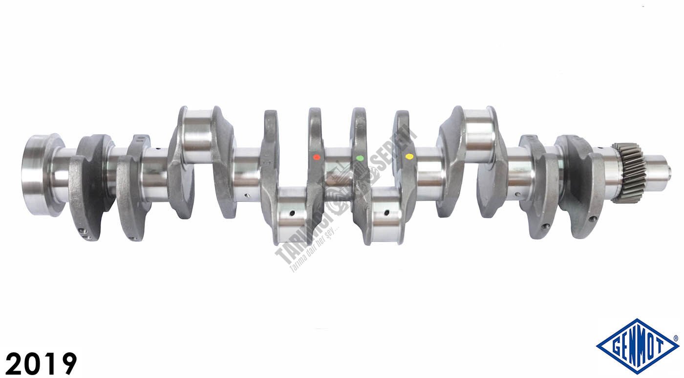 KRANK 6 CYL. BALANS DİŞLİLİ DÜZ BURUN DÖKÜM GM1254