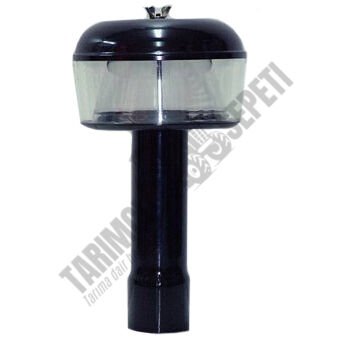 HAVA FİLTRE CAMLI BACA BORULU 63.5MM SAC KAPAK