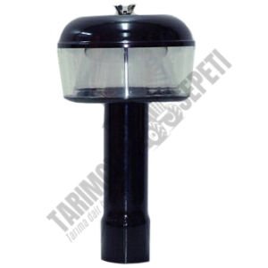 HAVA FİLTRE CAMLI BACA BORULU 63.5MM SAC KAPAK