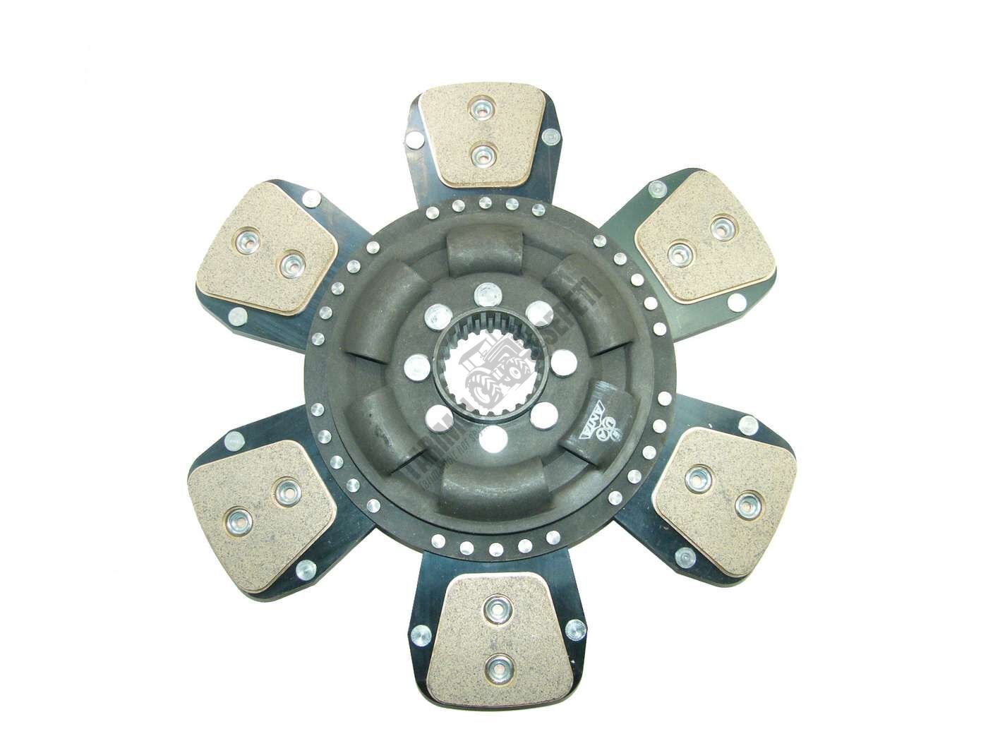 DEBRİYAJ DİSKİ 12'' 6.PED. İ.FREZE YAYLI