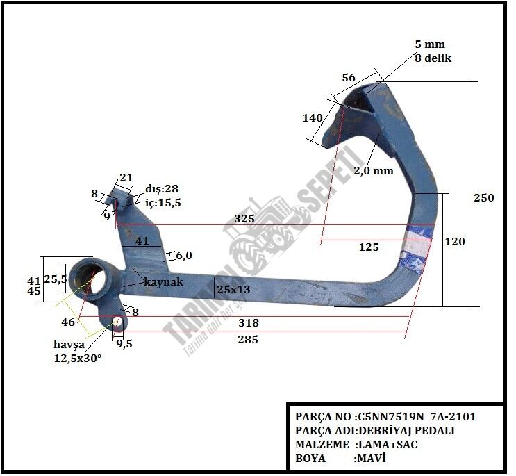 DEBRİYAJ PEDALI KULAKLI