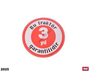 ETİKET 3 YIL GARANTİ