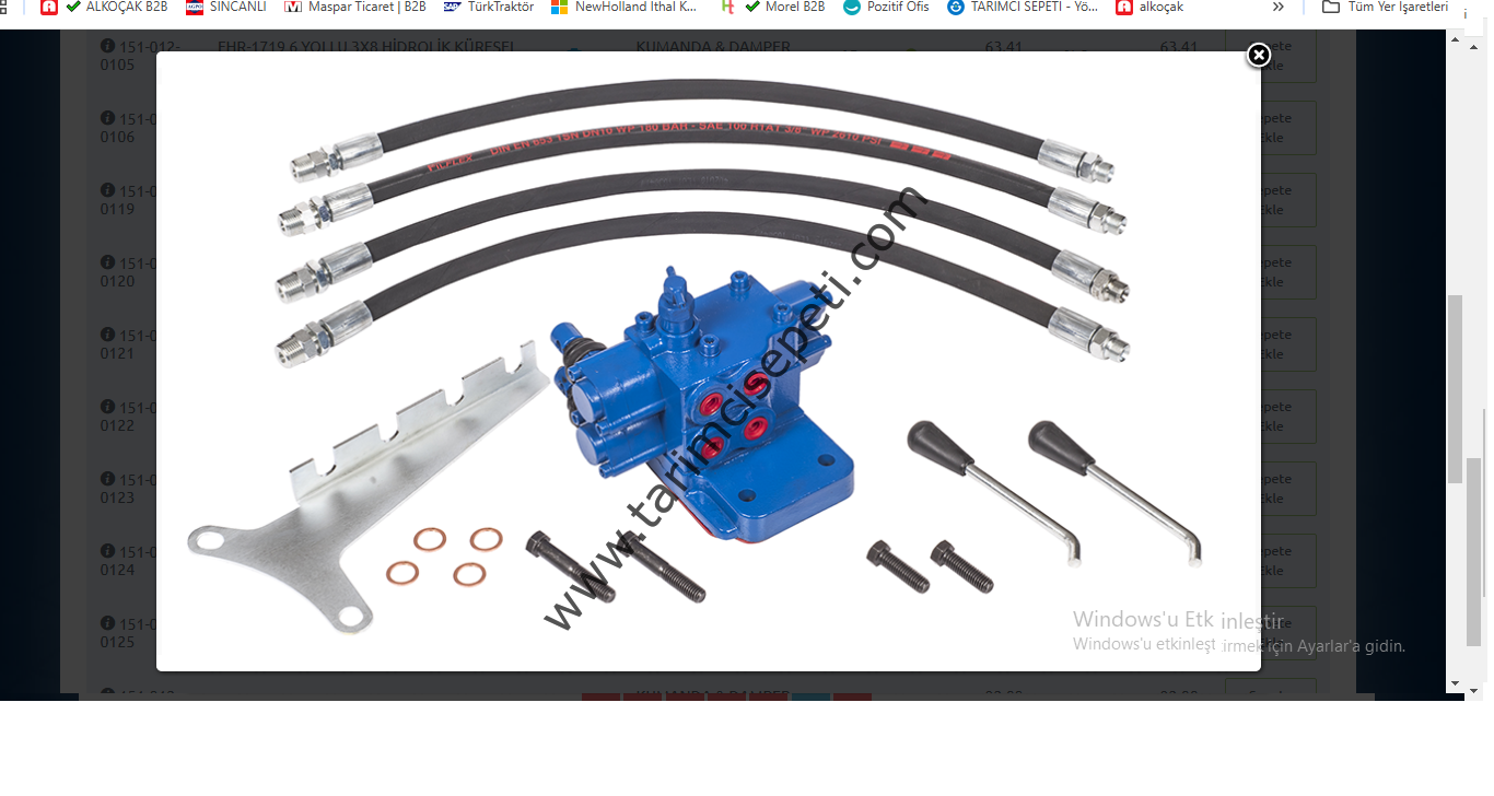 FORD 5000 ALTI ÇIKIŞ 3X8 DAMPER VAFL