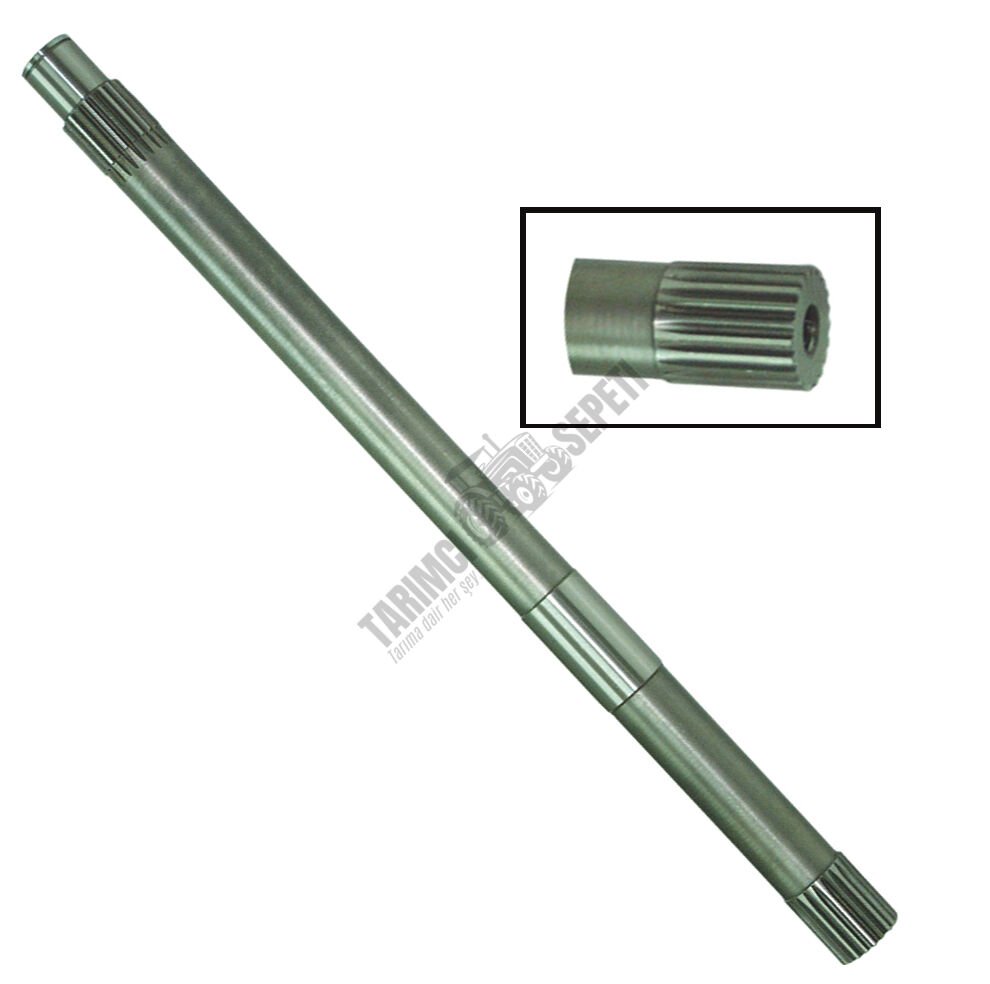 PTO ARA ŞAFT MİLİ UZUN 21 SPL 557MM İNCE FREZE
