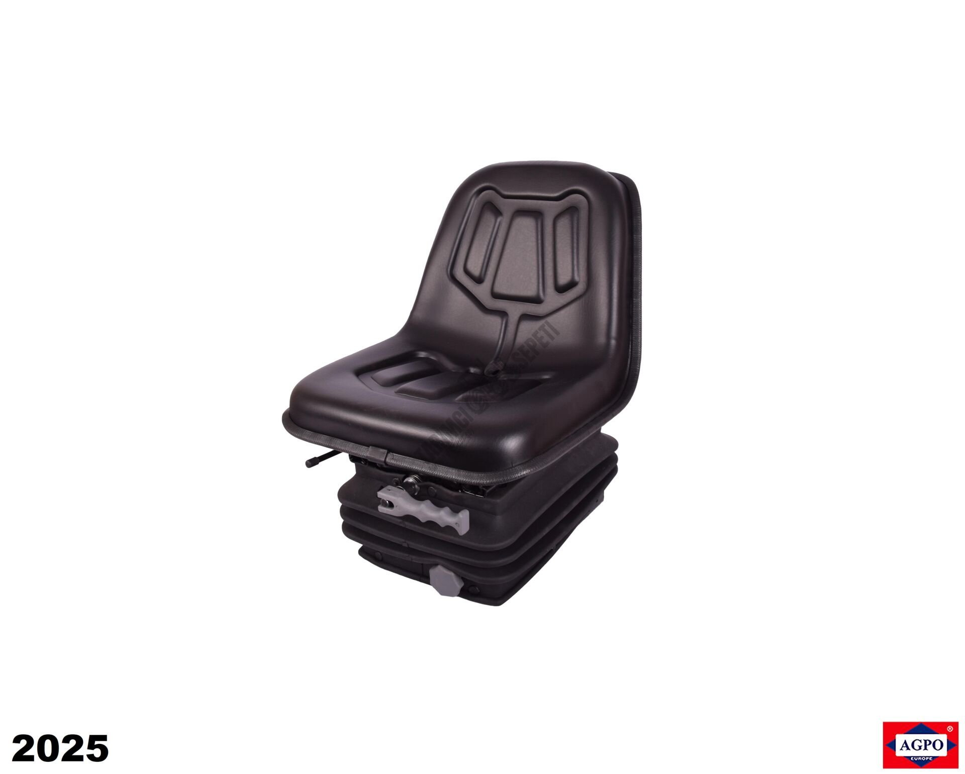 ÇANAK TİP SİYAH DERİ KOLTUK- DAR- İLERİ GERİ AYARLI KIZAK