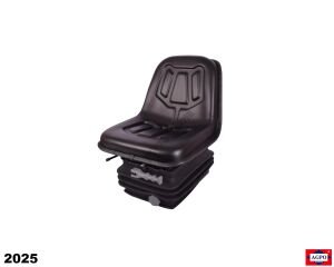 ÇANAK TİP SİYAH DERİ KOLTUK- DAR- İLERİ GERİ AYARLI KIZAK