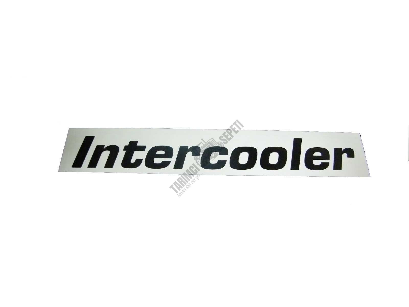 ETİKET (INTERCOOLER)