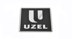 UZEL YAZI AMBLEMİ YAPIŞTIRMALI (SİYAH)