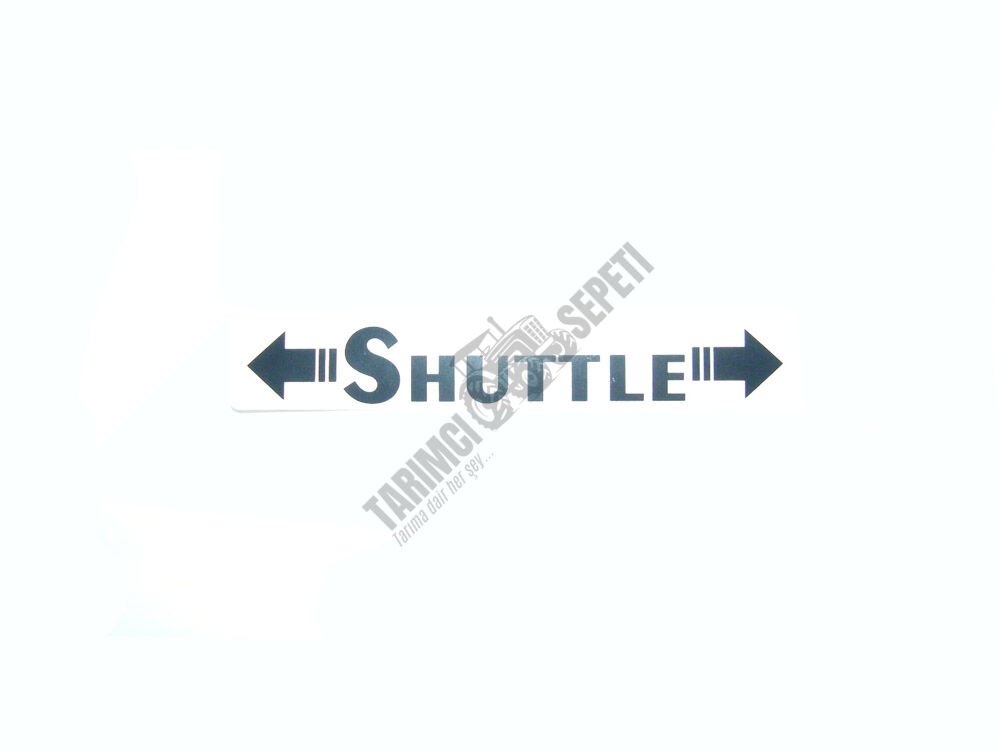 ETİKET (SHUTTLE) ŞEFFAF