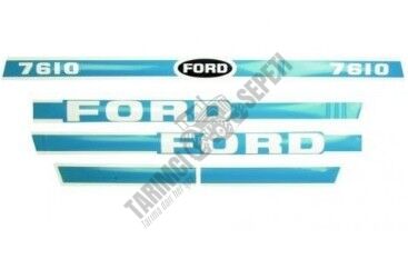 1 TRAKTÖRLÜK YAN YAZI TAKIM MAVİ