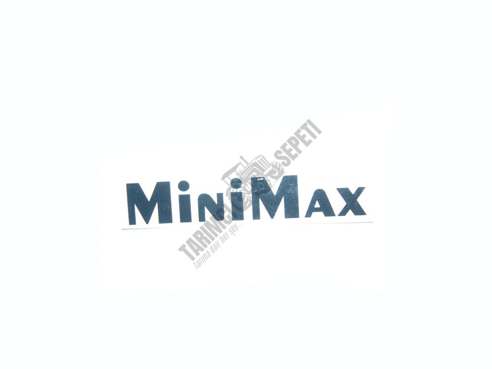 ETİKET (MİNİMAX) ŞEFFAF