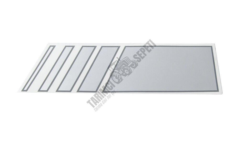 ETİKET (BAKALİT GÖLGELİK SOL) KISA GRİ