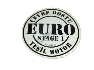 ETİKET (EURO STAGE 1) ŞEFFAF