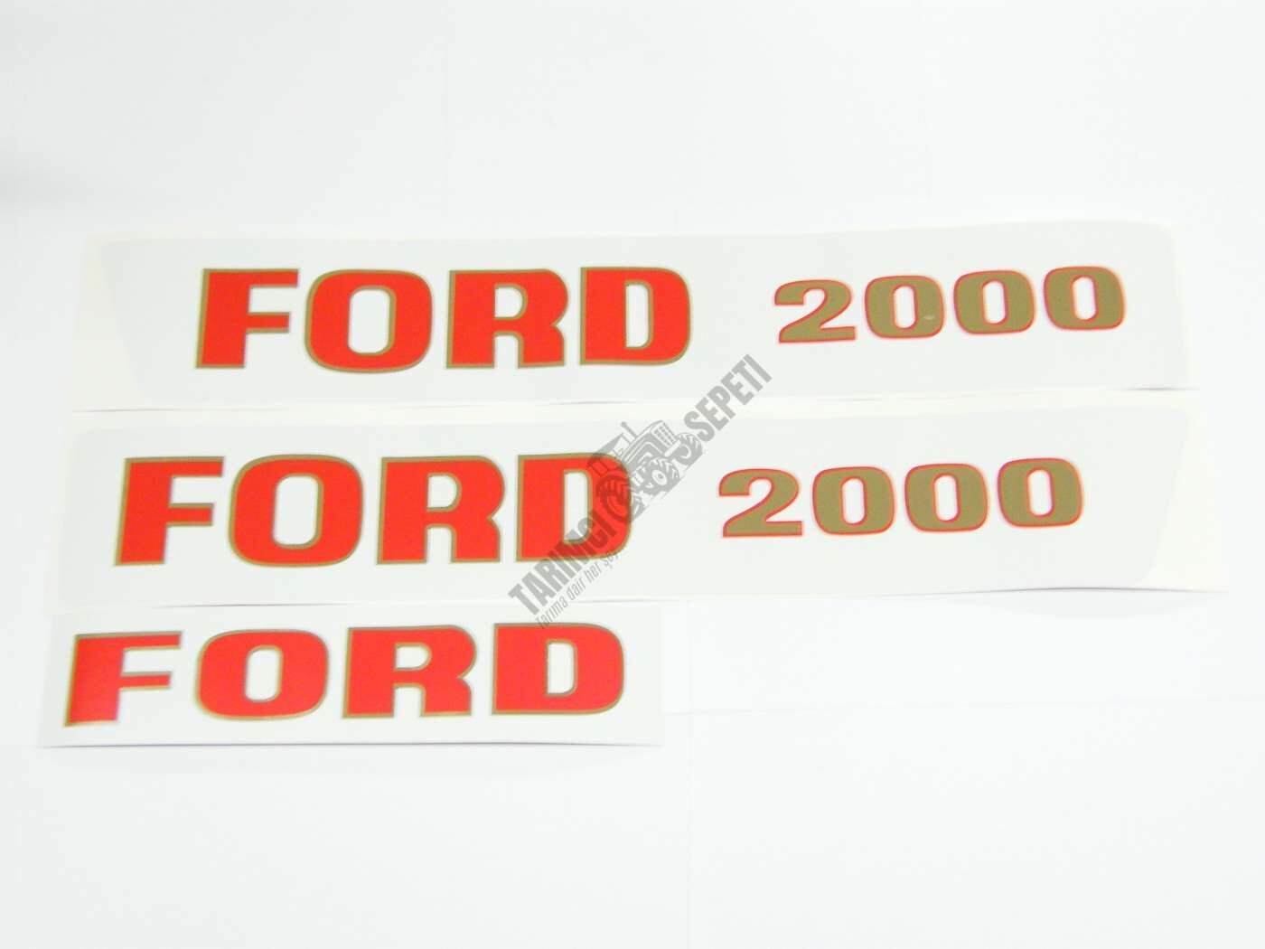 FORD 2000 YAN YAZI TK. (1 TRAKTÖRLÜK)