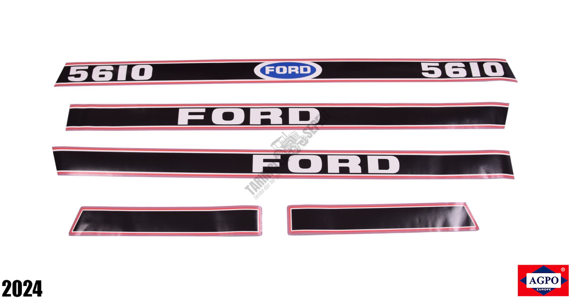 1 TRAKTÖRLÜK YAN YAZI TK.SİYAH/KIRMIZI