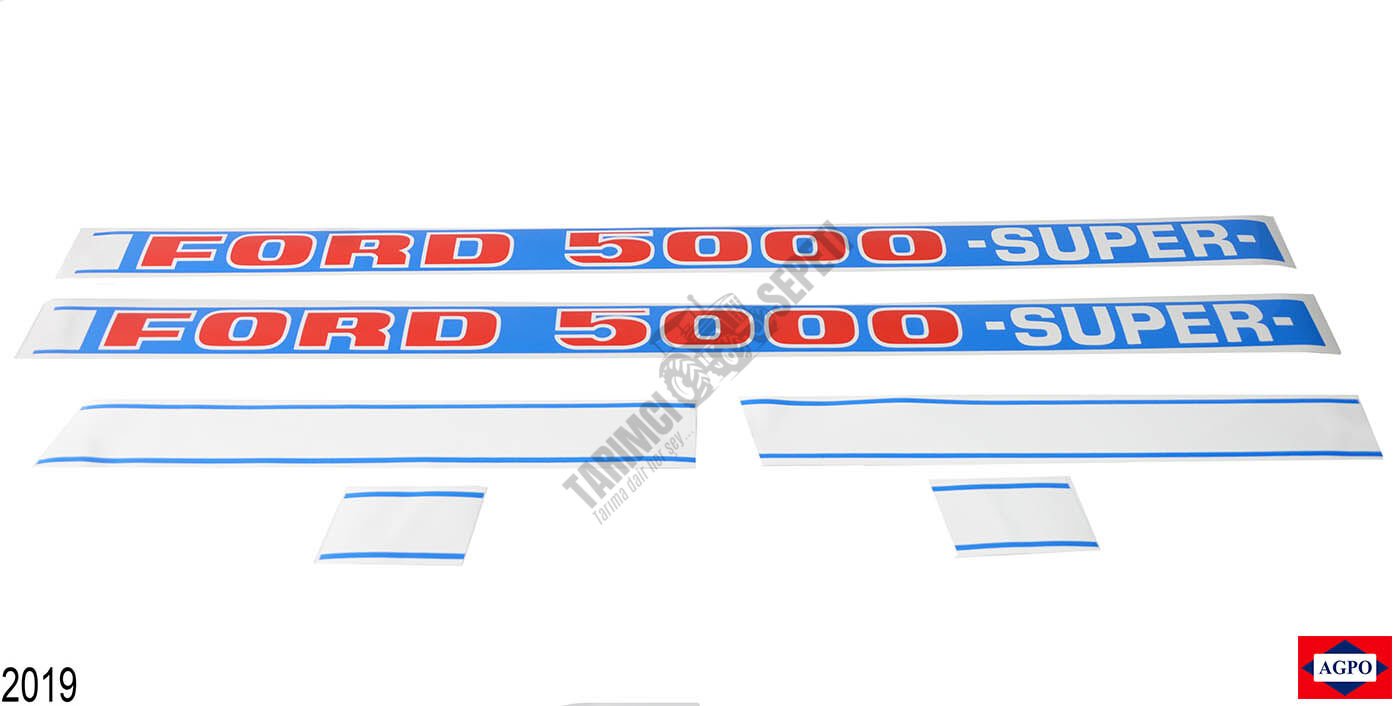 1 TRAKTÖRLÜK YAN YAZI TK MAVİ