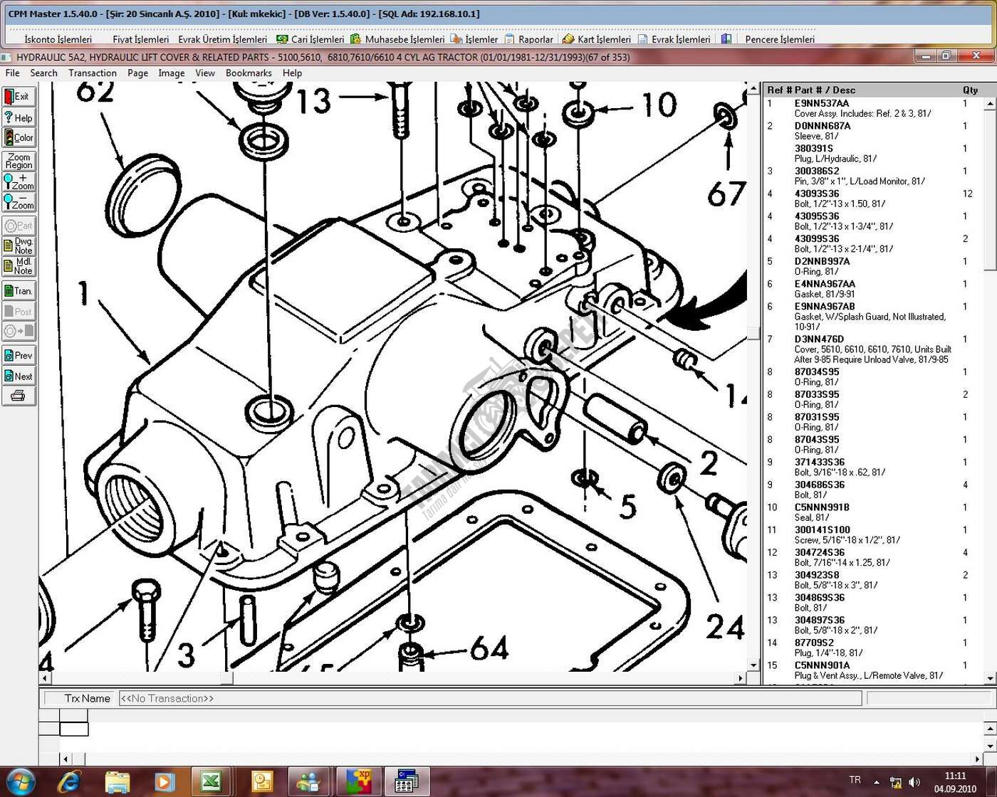 HİDROLİK ÜST KAPAĞI BOŞ (ÇIKMA)