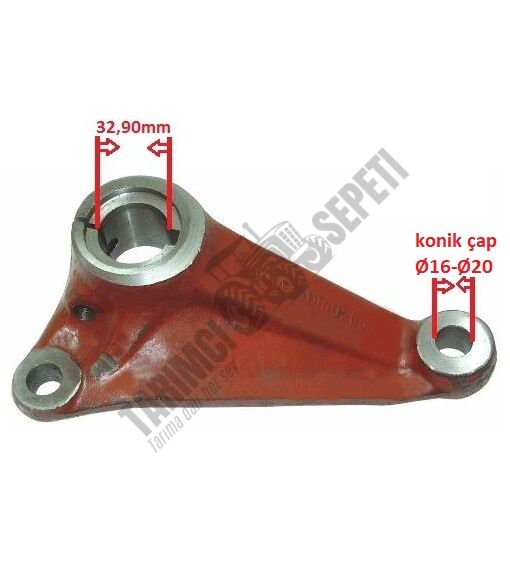 ÖN AKSON ROT KOLU SAĞ HD 32,90 MM (DAR DELİK)